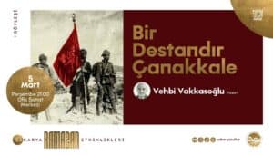 Ofis Sanat Merkezi'nde Çanakkale Destanı'nın Farklı Yönleriyle Anlatıldığı Söyleşi Etkinliği