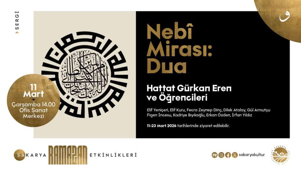 Ofis Sanat Merkezi’nde 'Nebi Mirası: Dua' Hat Sergisi Ramazan Ayında Açıldı
