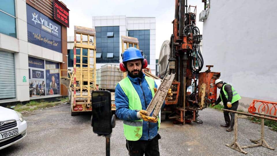 Tığcılar Mahallesi'nde Kentsel Dönüşümde Sondaj Çalışmalarıyla Uygulama Süreci Başlatıldı