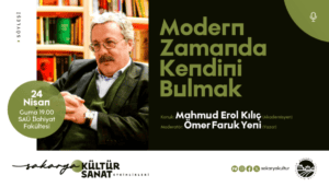 Sakarya’da Modern Çağda Anlam Arayışı Üzerine Söyleşi Gerçekleşecek