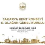Sakarya Kent Konseyi 5. Olağan Genel Kurulu 24 Nisan'da Düzenlenecek