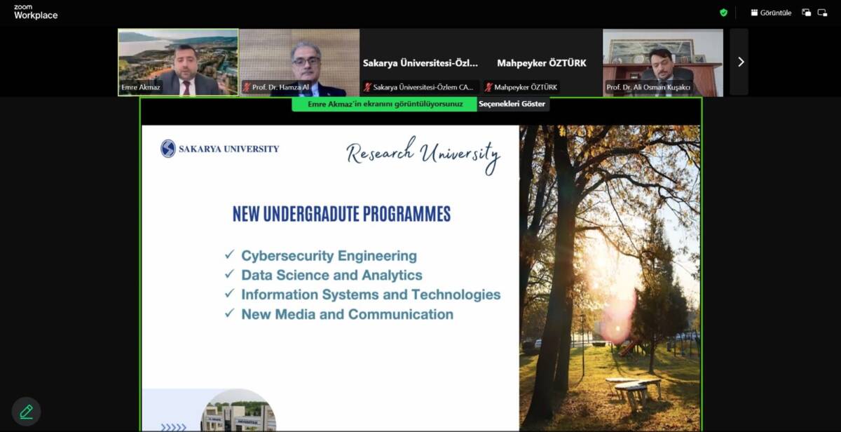 Sakarya Üniversitesi ile Uluslararası Saraybosna Üniversitesi Arasında İş Birliği Olanakları Değerlendirildi