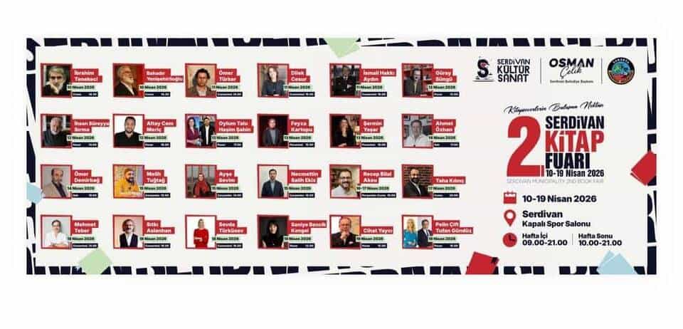 Serdivan’da 2. Kitap Fuarı Başladı: Yazarlar, Yayınevleri ve Etkinliklerle Dolu 10 Gün