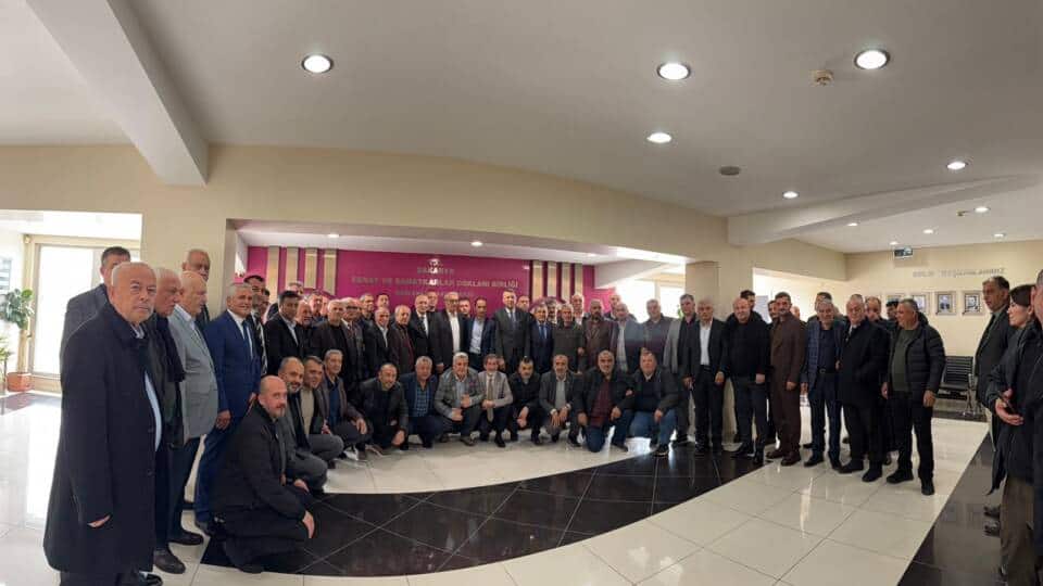 Sakarya Esnaf Birliği'nde Veda Buluşması
