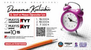 Serdivan’da Deneme Kulübü Sınavlarında Yoğun Katılım ve Ödül Desteği